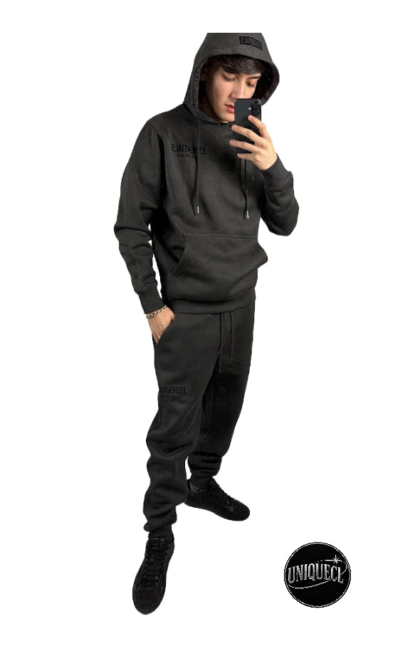 Buzo Exclusivo Carbon con negro